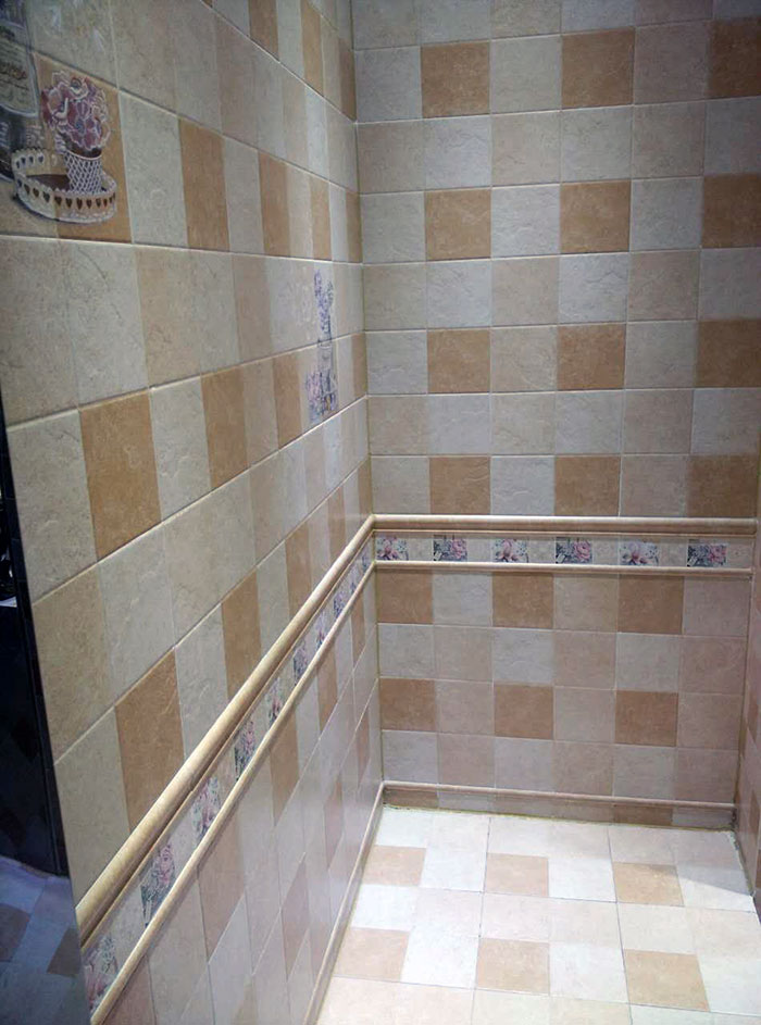 1xBET仿古砖留缝实景图