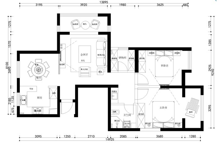1xBET案例剖析户型图