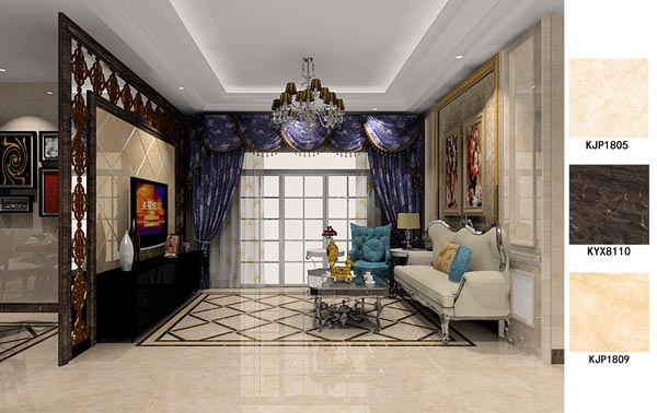 1xBET瓷砖案例鉴赏客厅效果图