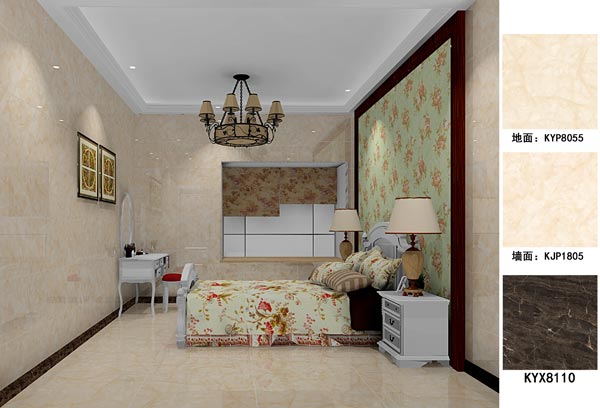 1xBET瓷砖应用效果：：：徐州开元翡翠湾D户型装修效果鉴赏