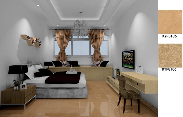 1xBET瓷砖应用效果：：：大沥碧桂园·华府02户型装修效果鉴赏