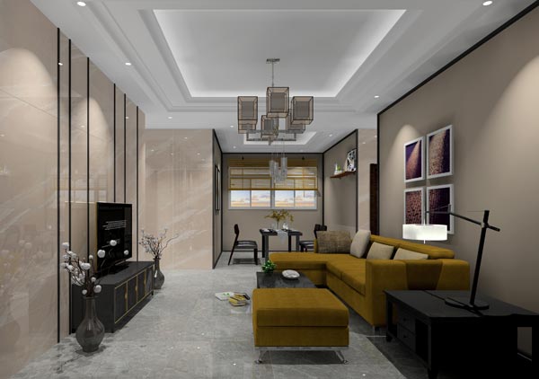 1xBET家装：佛山灯湖华府133㎡现代简约装修效果鉴赏