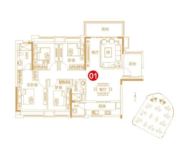 1xBET家装：佛山保利紫山国际135㎡欧式气概装修鉴赏