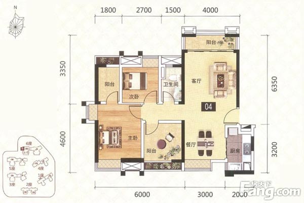 1xBET家装：：佛山灯湖华府90㎡现代简约装修效果鉴赏