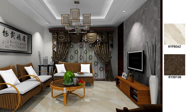 1xBET家装：佛山保利紫山国际115㎡中式气概装修鉴赏