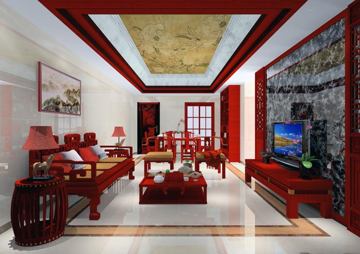 1xBET家装：：：佛山合景新鸿基·泷景113㎡新中式装修效果鉴赏