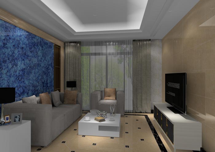 1xBET家装：佛山丹灶  桂丹颐景园80㎡简约现代装修效果鉴赏