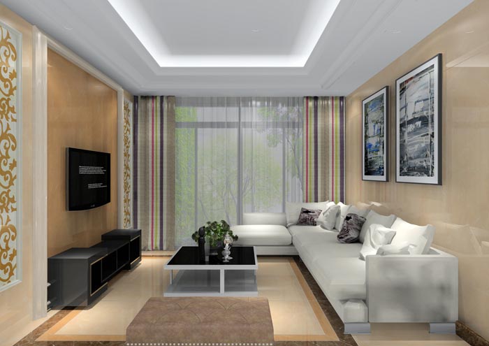 1xBET家装：佛山水悦龙湾89㎡现代简约装修效果鉴赏