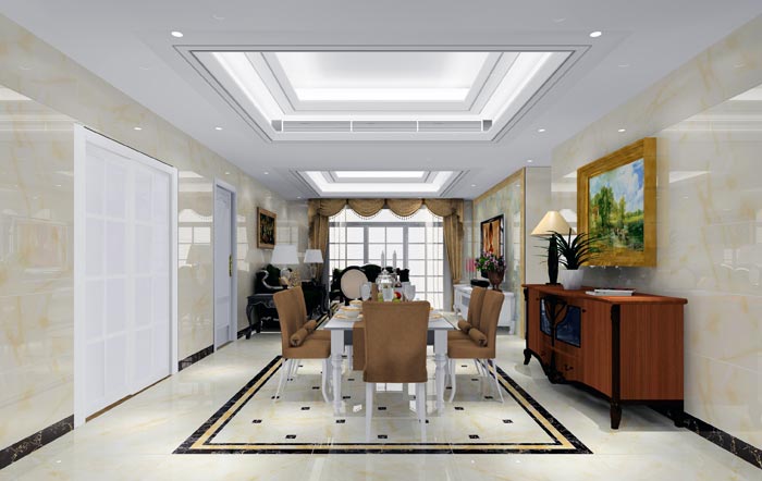 1xBET家装：：：佛山恒宝御龙湾128㎡的欧式气概装修鉴赏