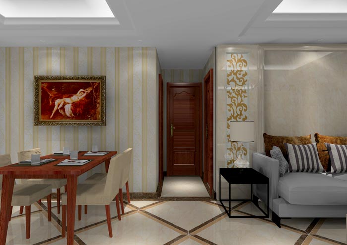 1xBET家装：：佛山狮山上林苑68㎡简约气概装修鉴赏