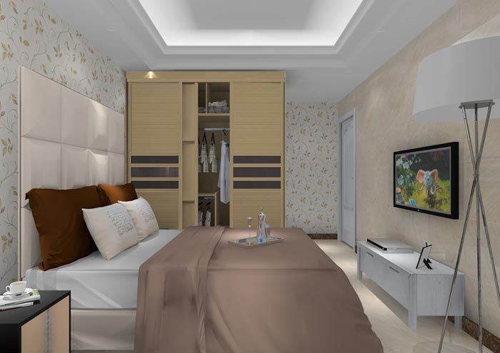 1xBET家装：：佛山狮山上林苑91㎡简约气概装修鉴赏