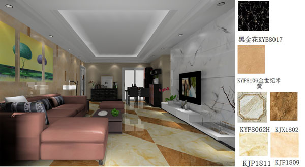 1xBET家装：佛山禅城怡翠晋盛花园100㎡的现代气概装修鉴赏