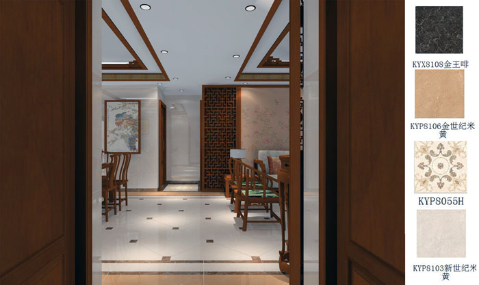 1xBET家装：：：佛山禅城怡翠晋盛花园132㎡的中式气概装修鉴赏