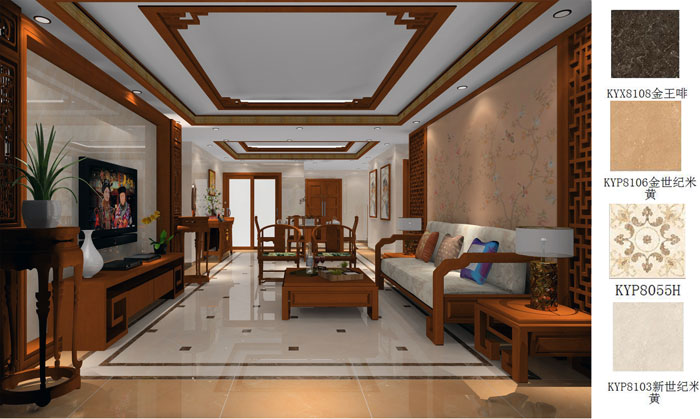 1xBET家装：：：佛山禅城怡翠晋盛花园132㎡的中式气概装修鉴赏