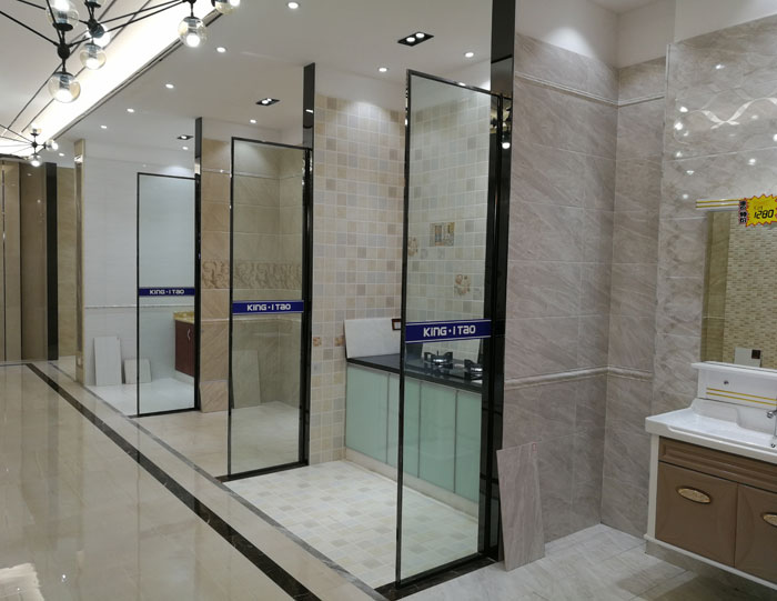 【实景案例】陶瓷一线品牌1xBET瓷砖重庆垫江200方专卖店鉴赏