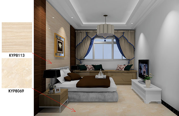 大沥碧桂园·华府装修案例卧室效果图